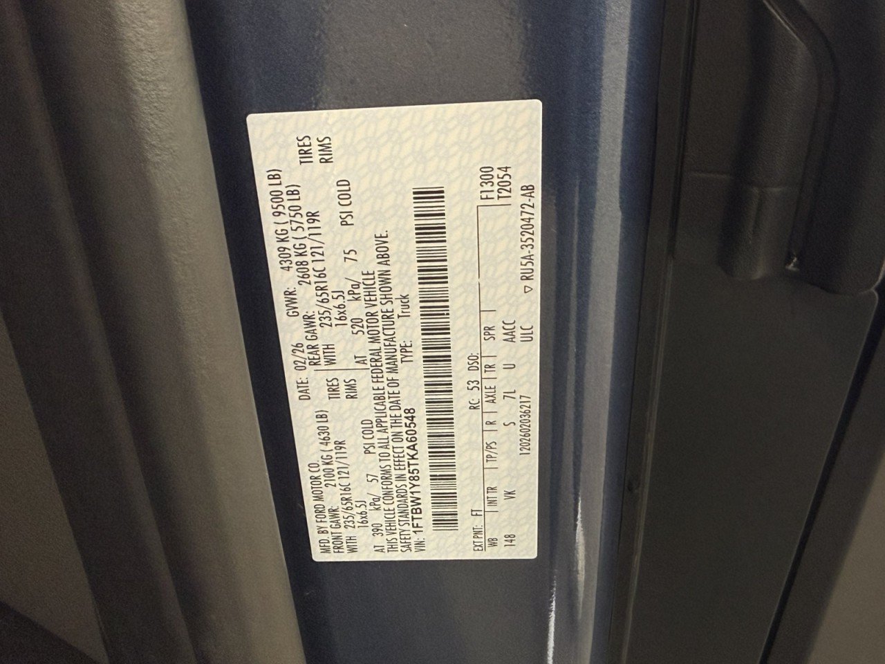 Certified 2026 Ford Transit 350 Low Roof w/ Electrician Trade Package RWD image 23