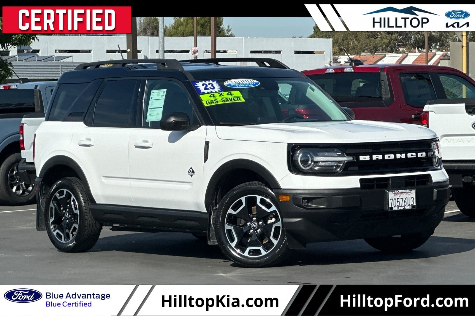 Certified 2023 Ford Bronco Sport Outer Banks w/ Tech Package