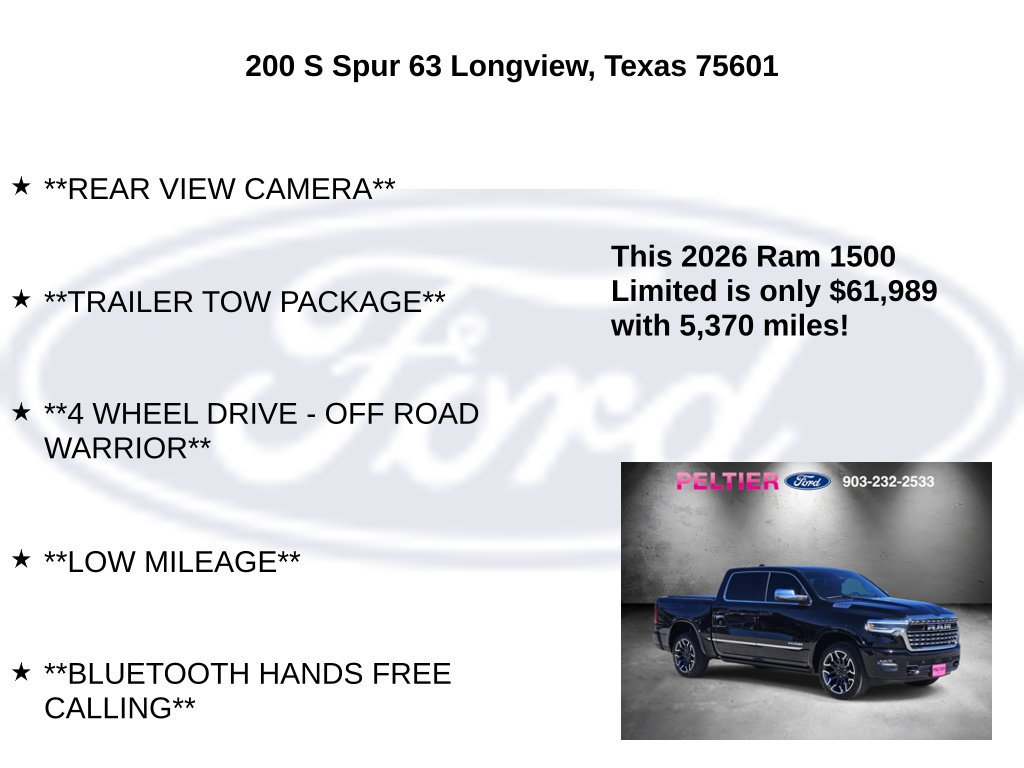 Used 2026 RAM 1500 Limited AWD/4WD image 10