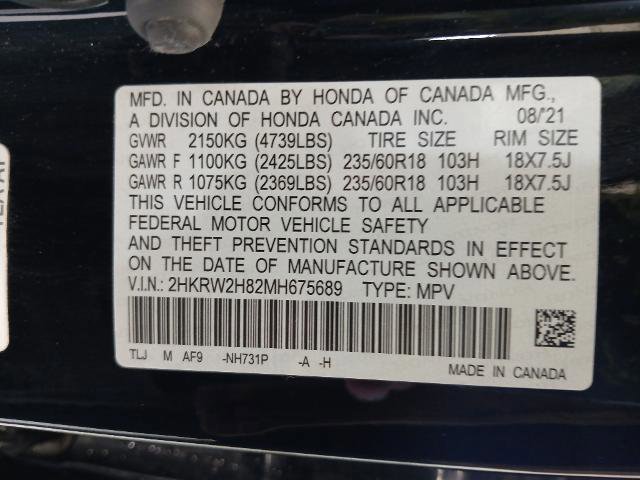 Used 2021 Honda CR-V EX-L image 20