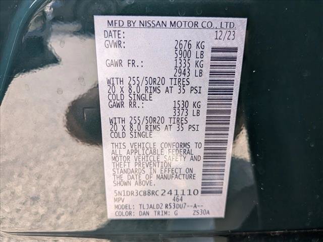 Used 2024 Nissan Pathfinder SL w/ SL Premium Package FWD image 23