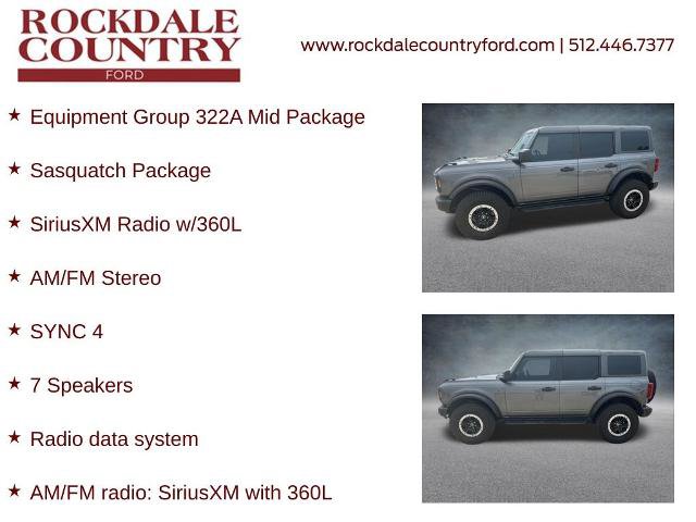 Certified 2024 Ford Bronco Black Diamond w/ Sasquatch Package AWD/4WD image 8
