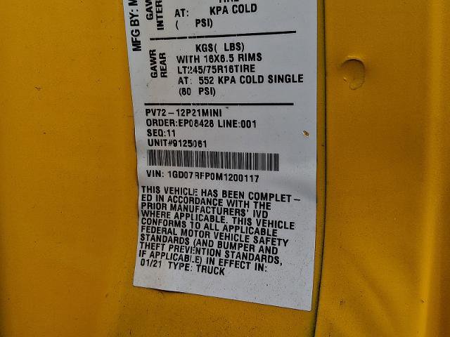 Used 2021 GMC Savana 3500 w/ Power Convenience Package RWD image 24