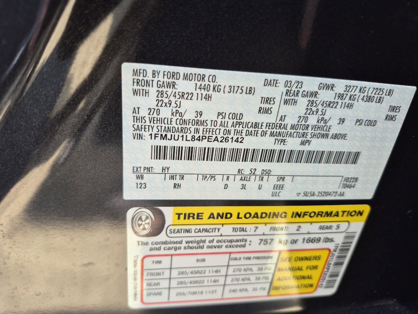 Certified 2023 Ford Expedition Platinum RWD image 5