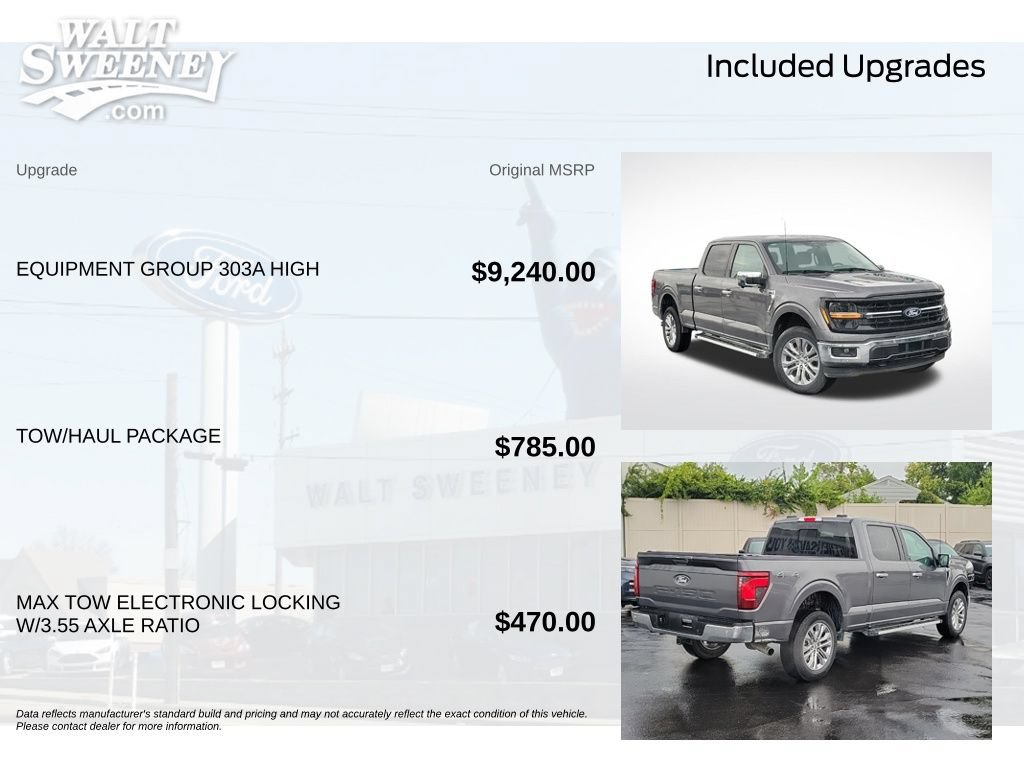 Certified 2024 Ford F150 XLT w/ Equipment Group 303A High AWD/4WD image 12