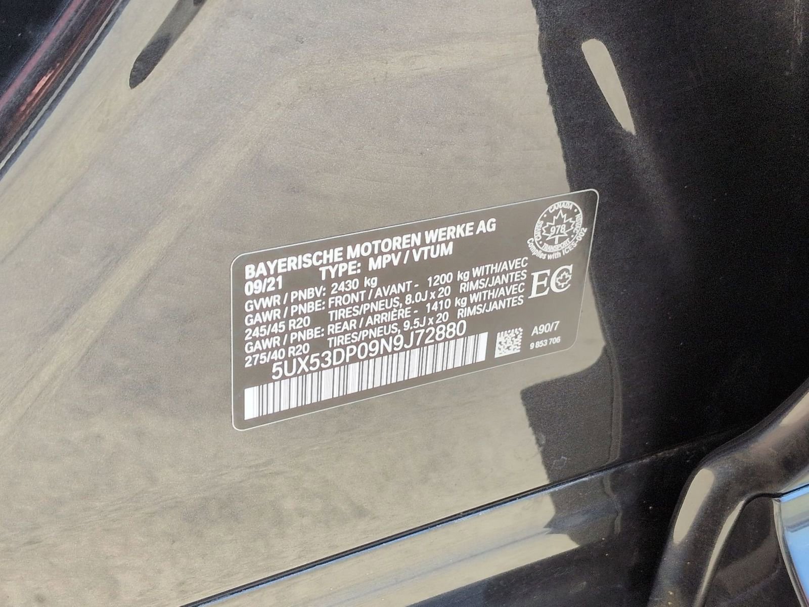 Used 2022 BMW X3 xDrive30i image 42