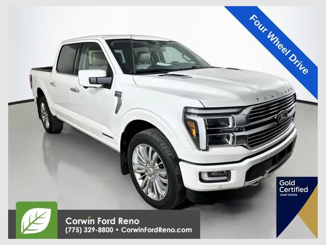 Certified 2024 Ford F150 Platinum w/ Equipment Group 703A Plus AWD/4WD 360° Tour