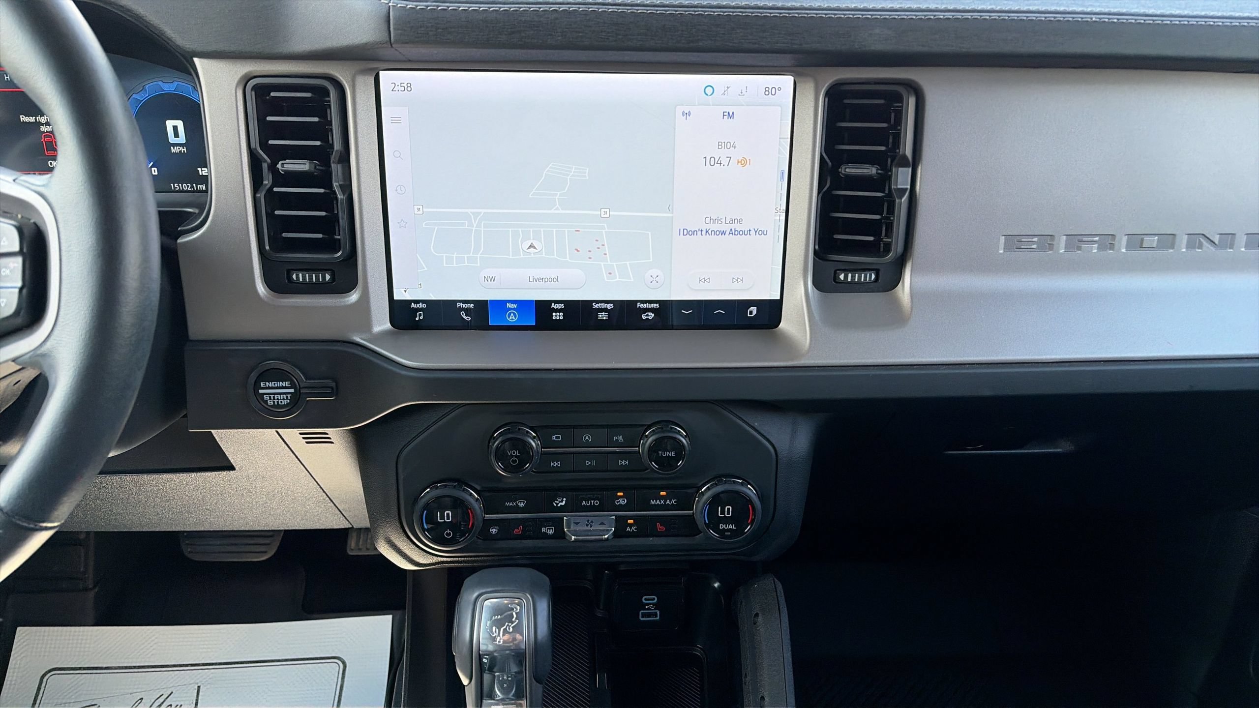 Certified 2025 Ford Bronco Outer Banks w/ Sasquatch Package AWD/4WD image 47