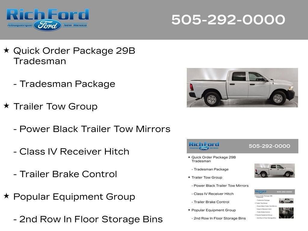 Used 2023 RAM 1500 Tradesman w/ Popular Equipment Group RWD image 25