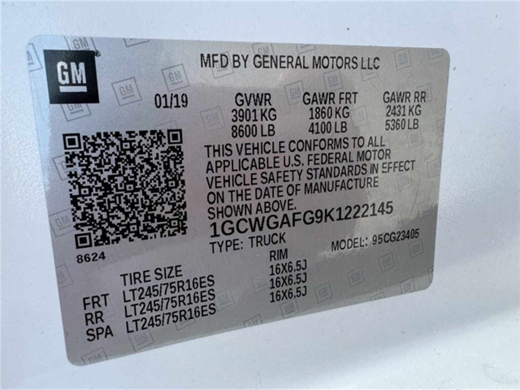 Used 2019 Chevrolet Express 2500 w/ Driver Convenience Package image 21