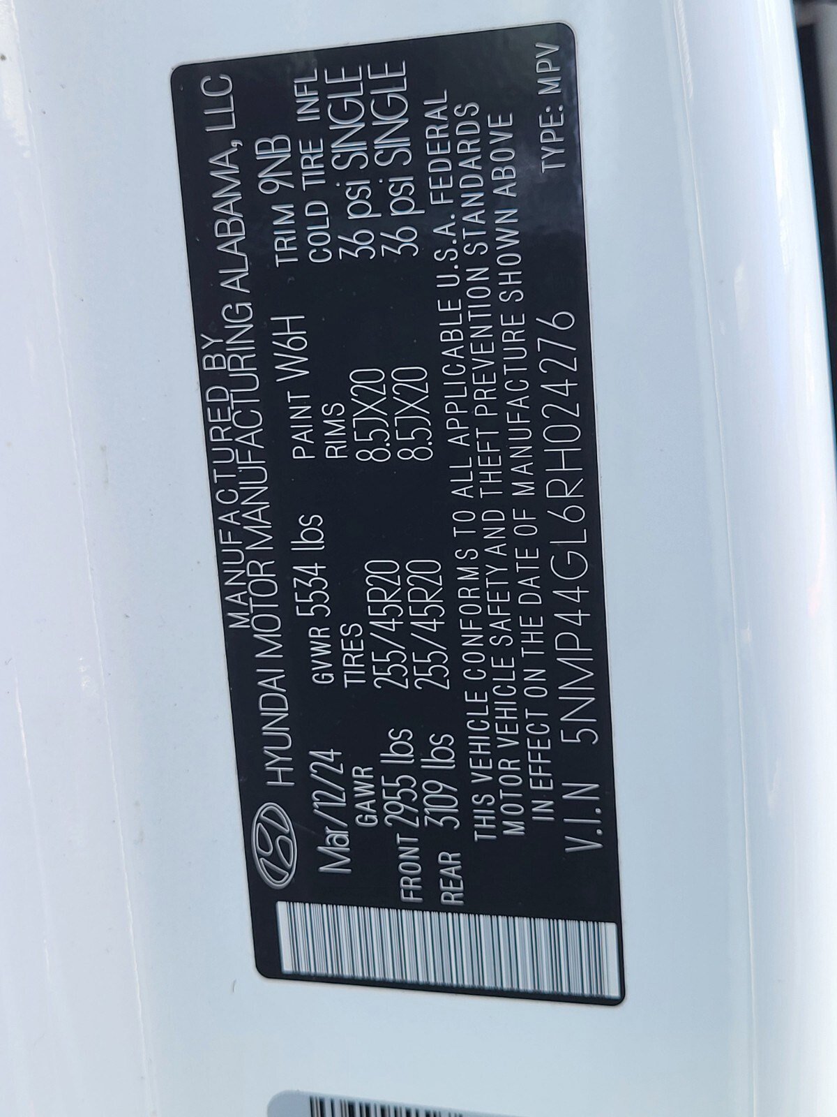 Used 2024 Hyundai Santa Fe Limited FWD image 35