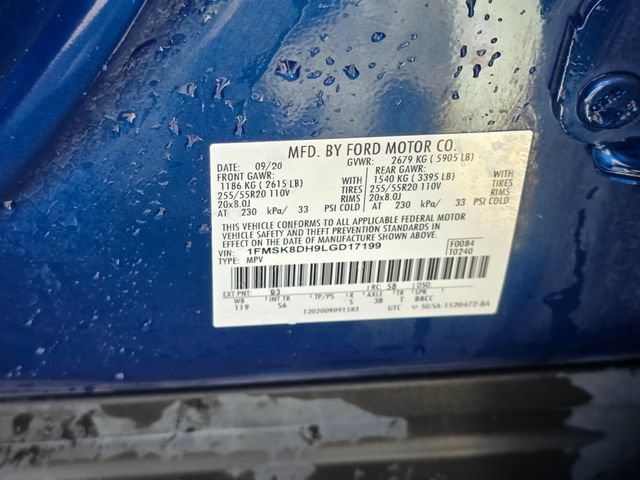Certified 2020 Ford Explorer XLT w/ Equipment Group 202A AWD/4WD image 26