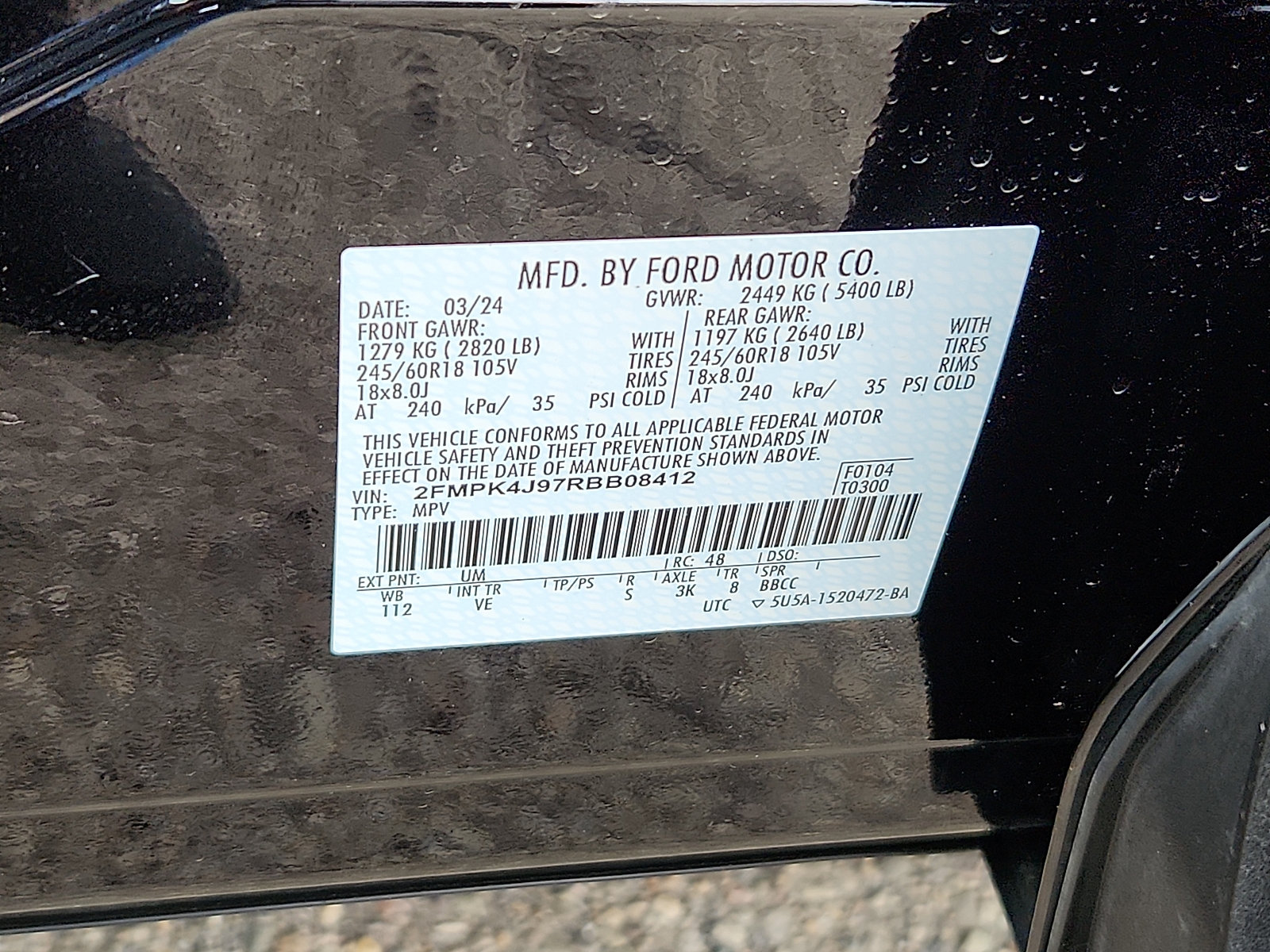 Certified 2024 Ford Edge SEL w/ Convenience Package AWD/4WD image 25