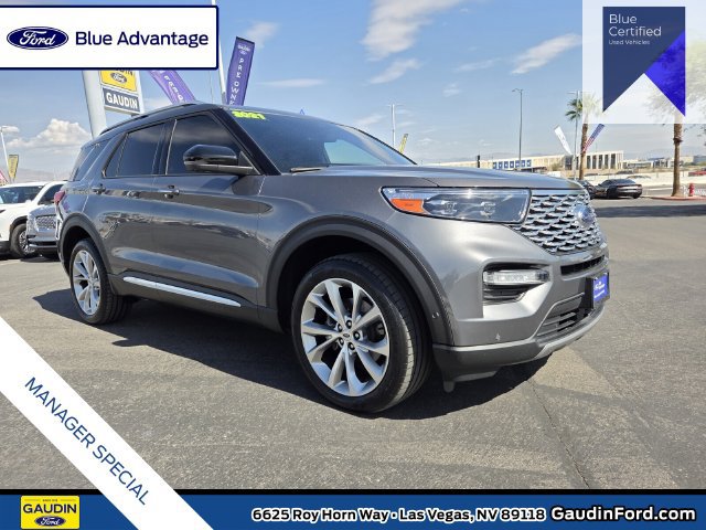 Certified 2021 Ford Explorer Platinum w/ Equipment Group 601A AWD/4WD image 1