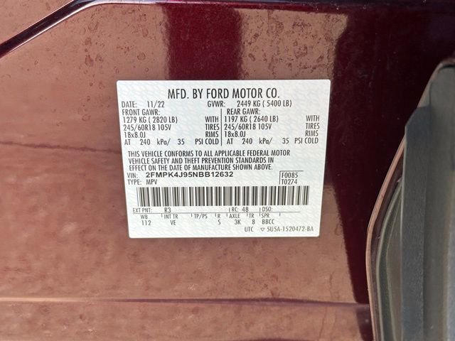 Certified 2022 Ford Edge SEL w/ Convenience Package image 17