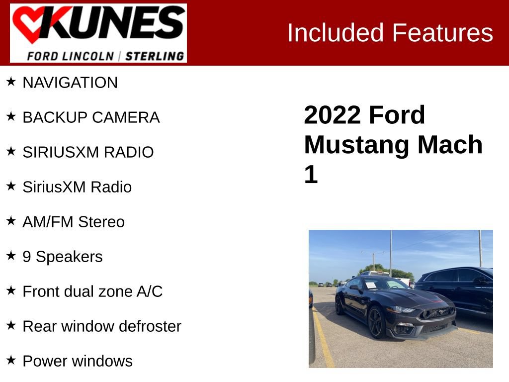 Certified 2022 Ford Mustang Mach 1 RWD image 2