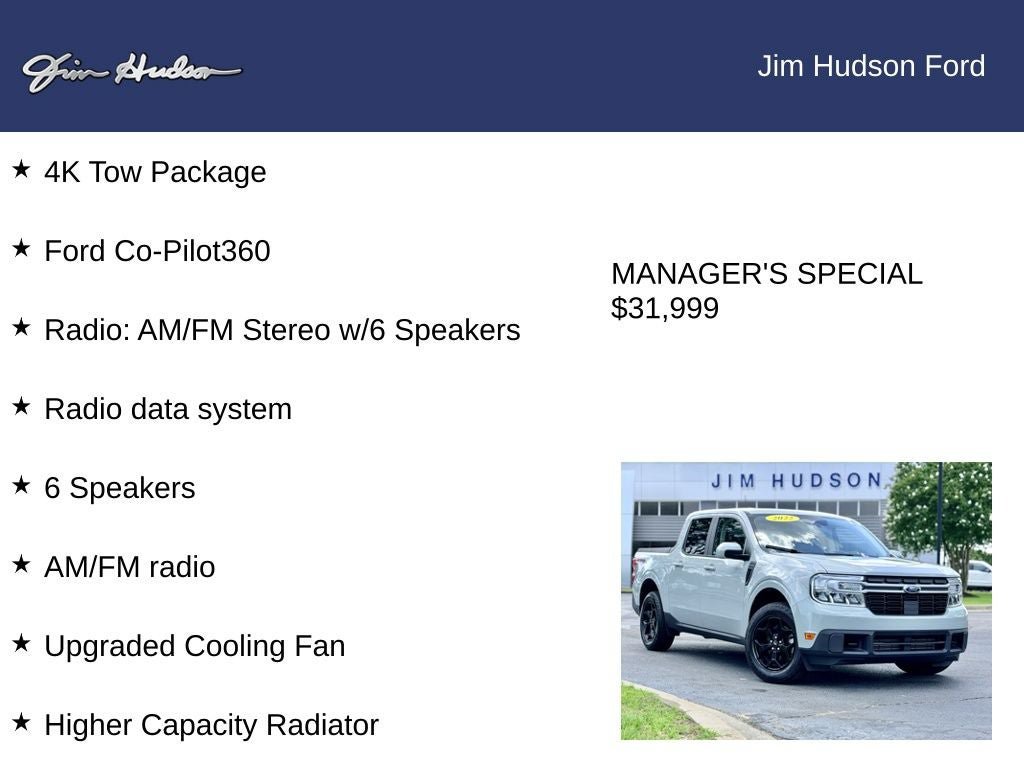Certified 2022 Ford Maverick Lariat w/ Lariat Luxury Package AWD/4WD image 12