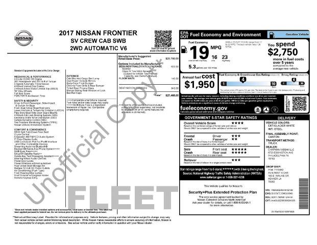 Used 2017 Nissan Frontier SV RWD image 8