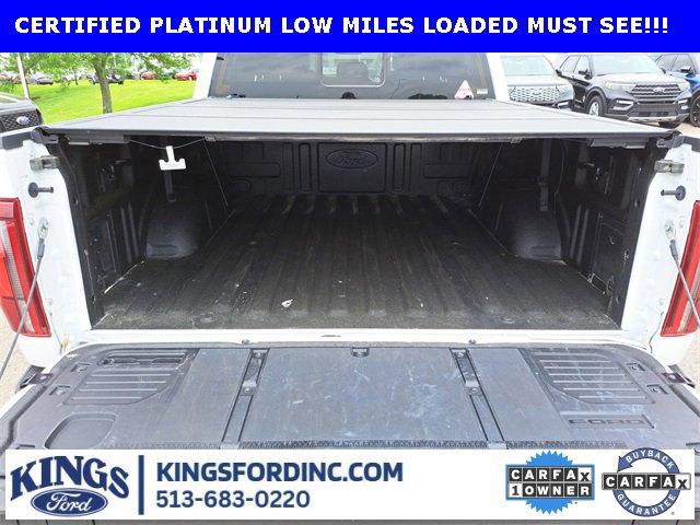 Certified 2024 Ford F150 Platinum w/ Equipment Group 702A High image 31