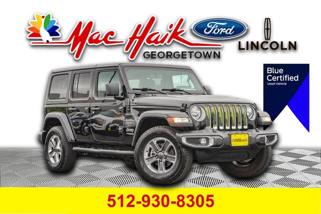 Used 2022 Jeep Wrangler Unlimited Sahara w/ Cold Weather Group AWD/4WD image 1