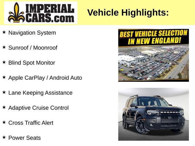 Certified 2025 Ford Bronco Sport Outer Banks w/ Outer Banks Tech Package+ image 11