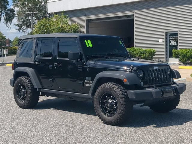 Used 2018 Jeep Wrangler Unlimited Sport S AWD/4WD image 2