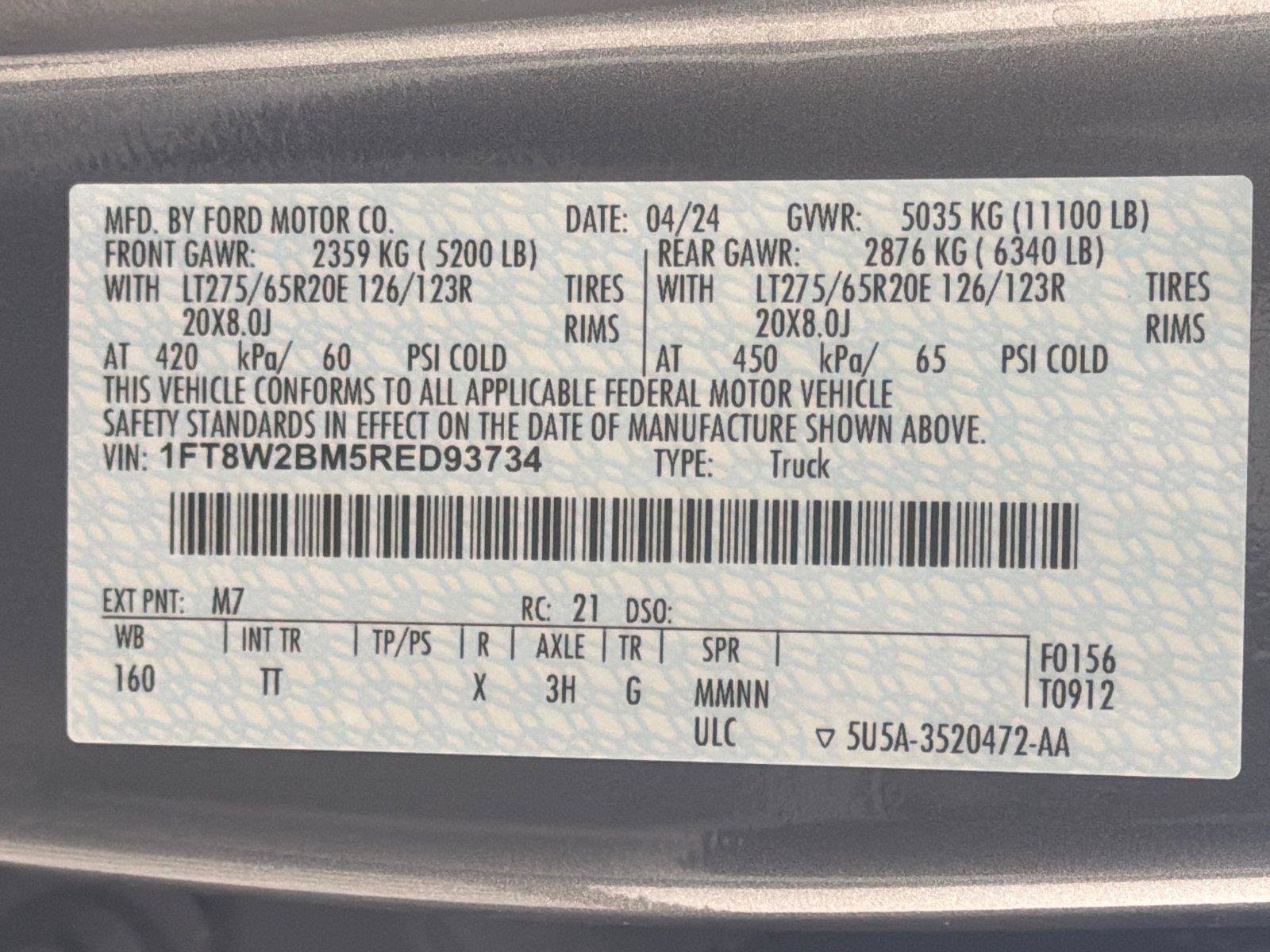 Certified 2024 Ford F250 Limited AWD/4WD image 30