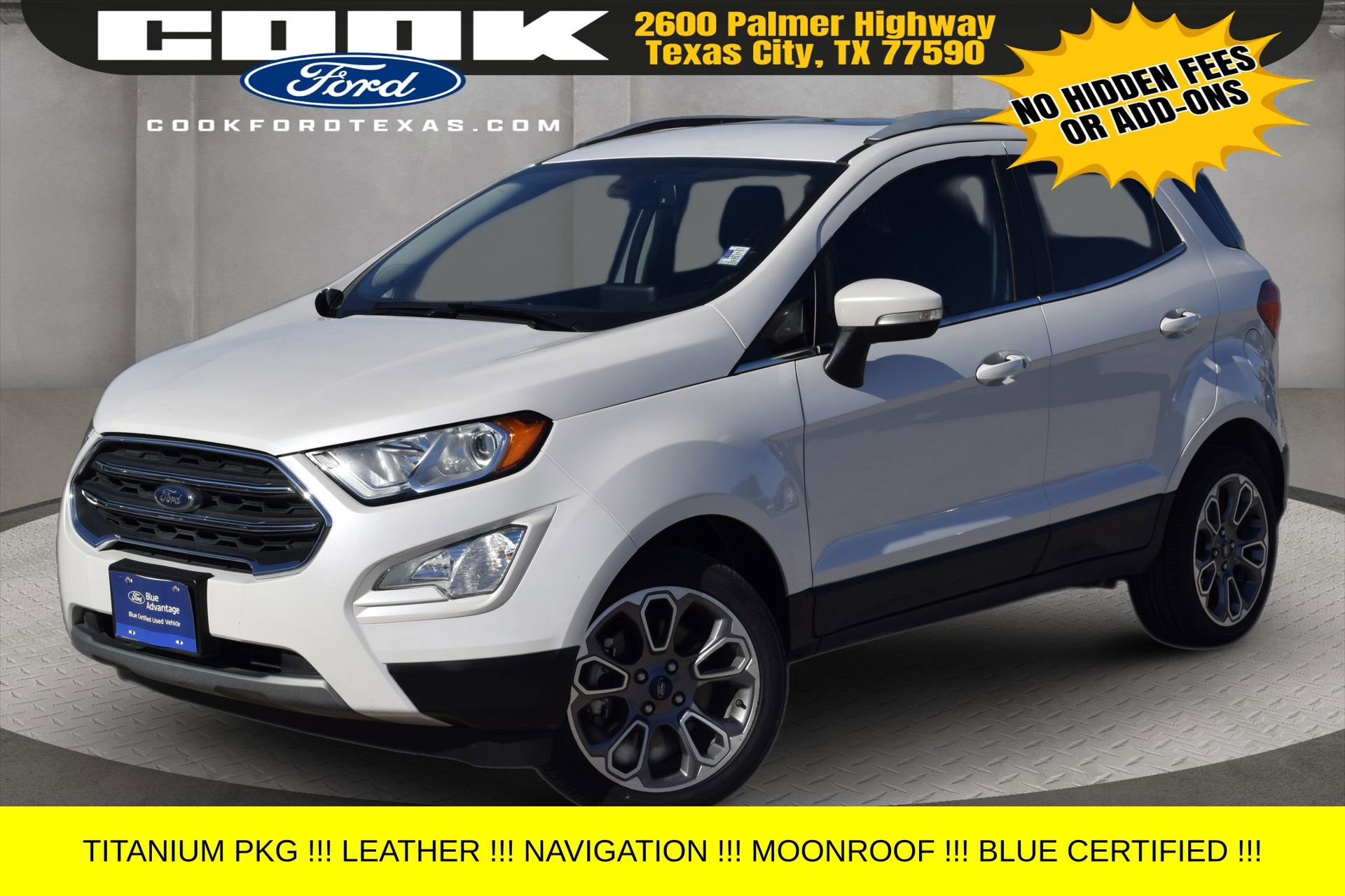 Certified 2021 Ford EcoSport Titanium