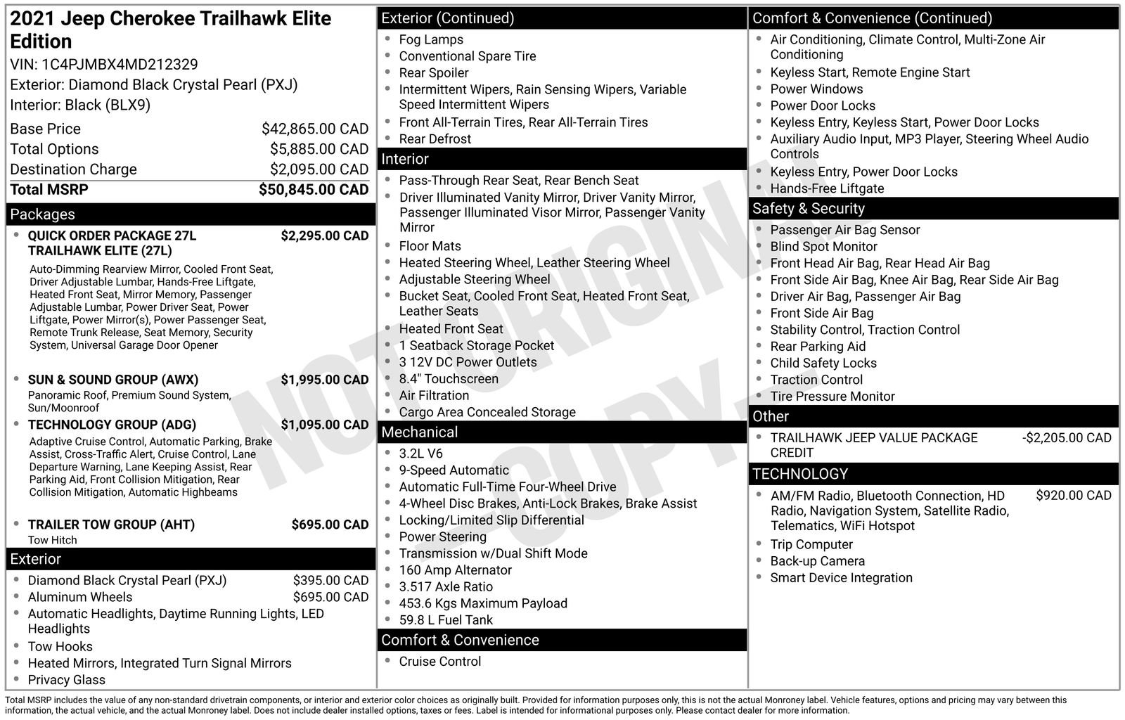 Used 2021 Jeep Cherokee Trailhawk image 4