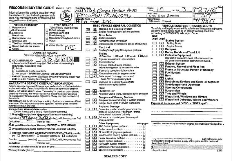 Certified 2023 Ford Escape Active w/ Tech Pack #2 AWD/4WD image 41
