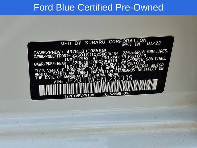 Used 2022 Subaru Crosstrek 2.5i Limited w/ Moonroof Package 2 AWD/4WD image 32
