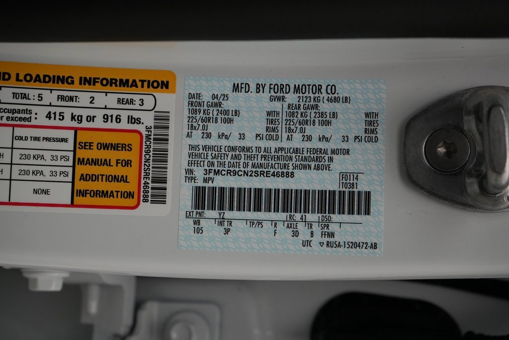 Certified 2025 Ford Bronco Sport Outer Banks w/ Outer Banks Tech Package+ image 28