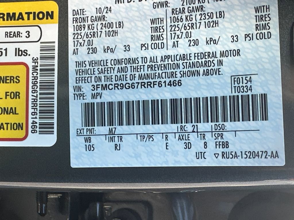 Certified 2024 Ford Bronco Sport Heritage w/ Heritage Convenience Package image 31