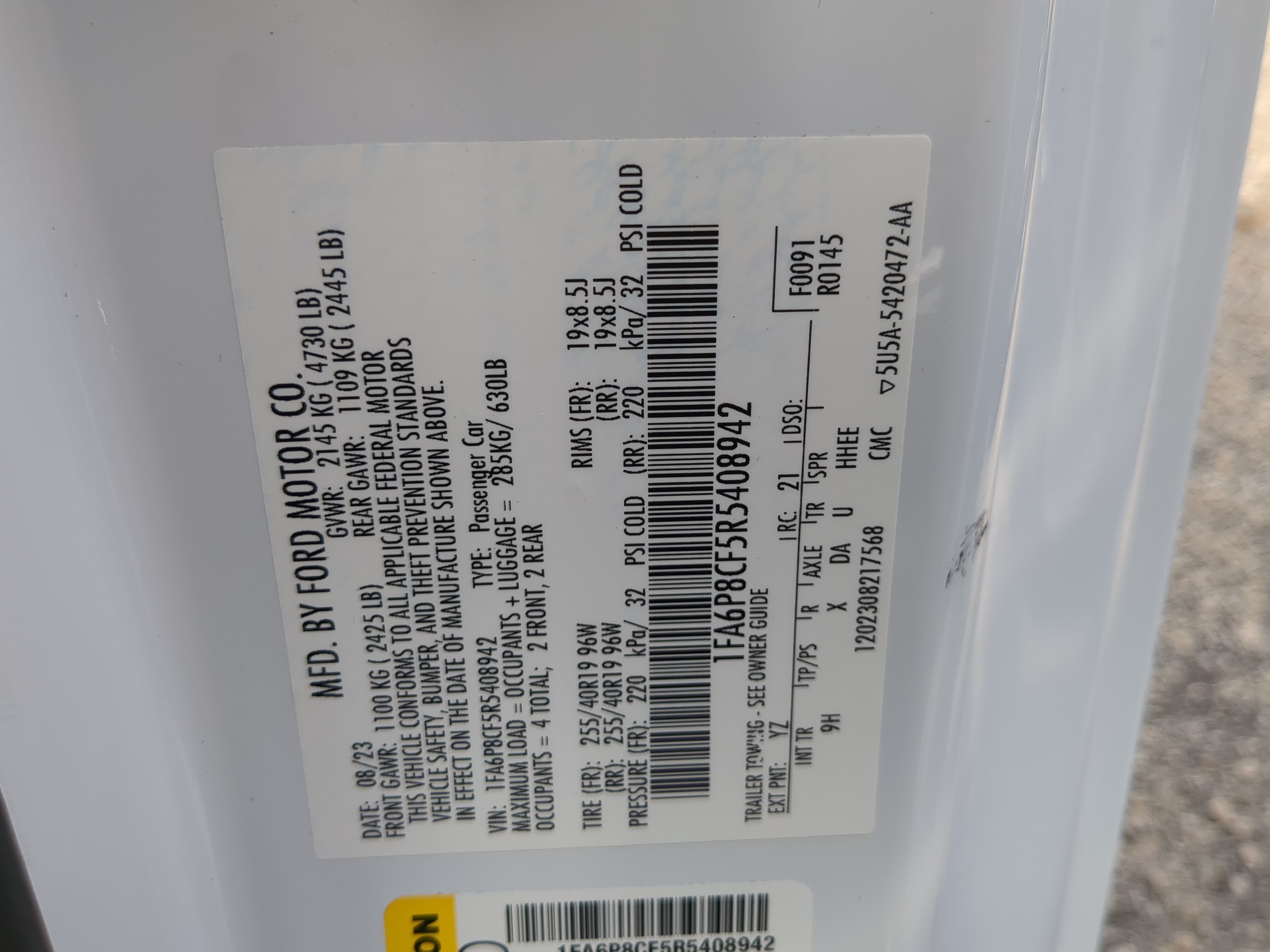 Certified 2024 Ford Mustang GT Premium RWD image 26