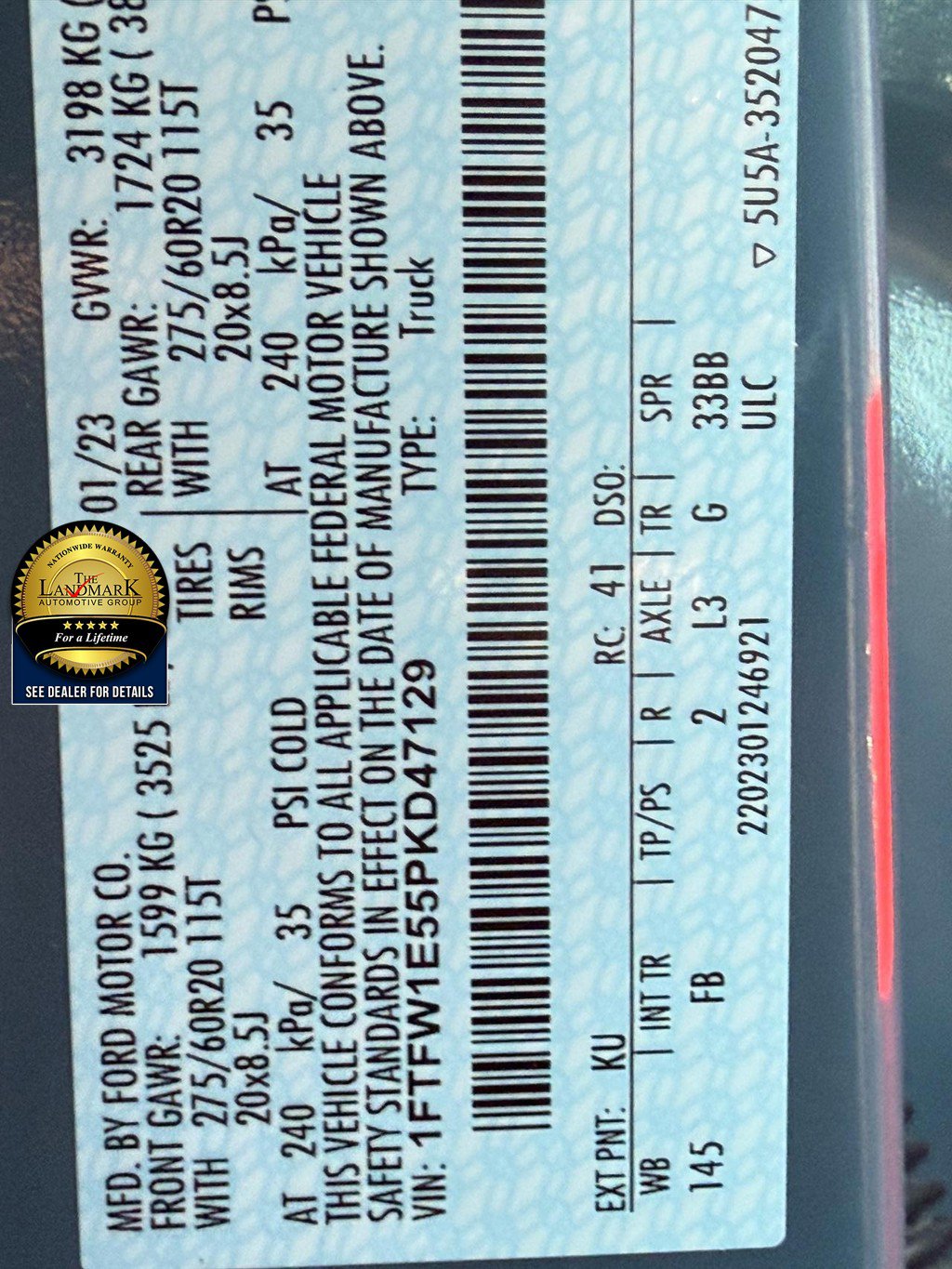 Certified 2023 Ford F150 XLT w/ Equipment Group 302A High image 22