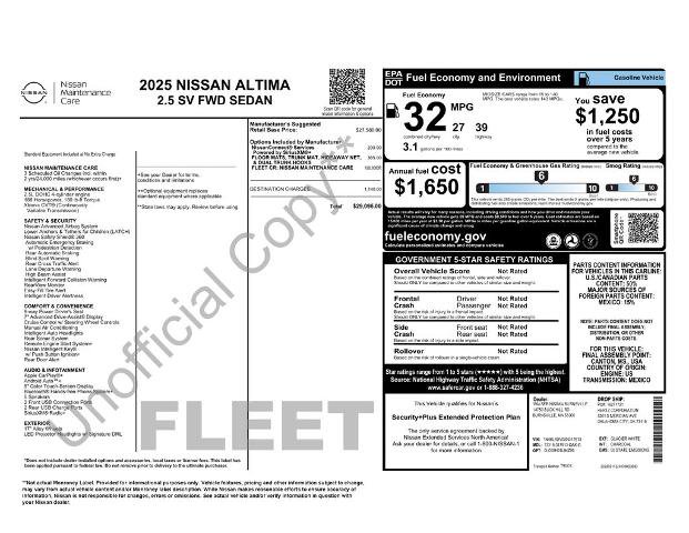 Used 2025 Nissan Altima 2.5 SV FWD image 26