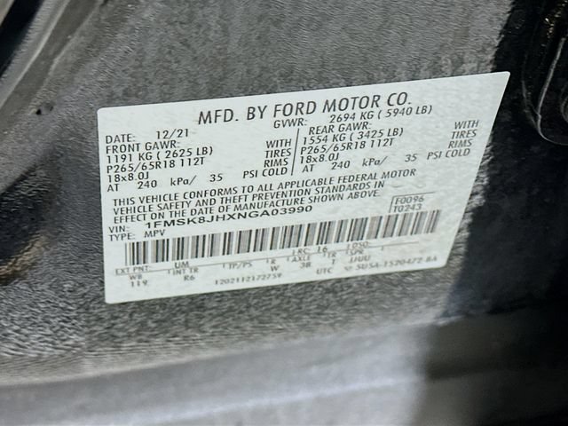 Certified 2022 Ford Explorer Timberline AWD/4WD image 33