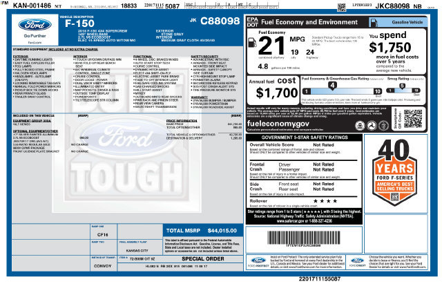 Certified 2018 Ford F150 XLT AWD/4WD image 34