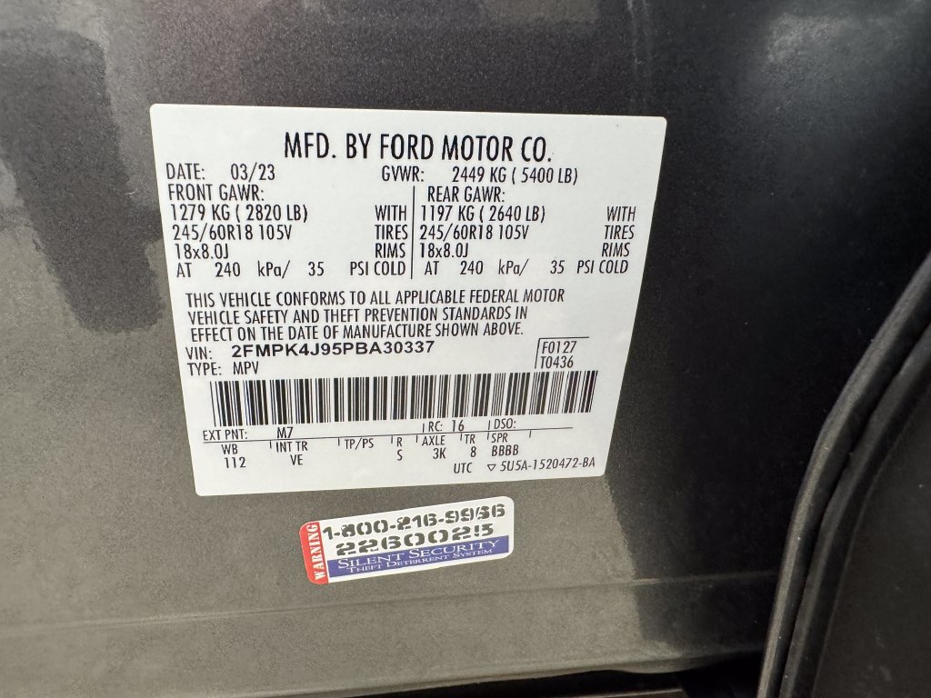Certified 2023 Ford Edge SEL AWD/4WD image 32