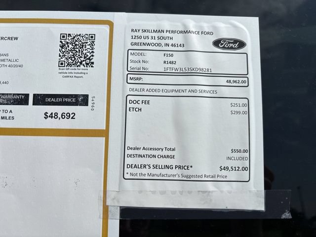 Certified 2025 Ford F150 XLT w/ Equipment Group 301A Standard AWD/4WD image 2