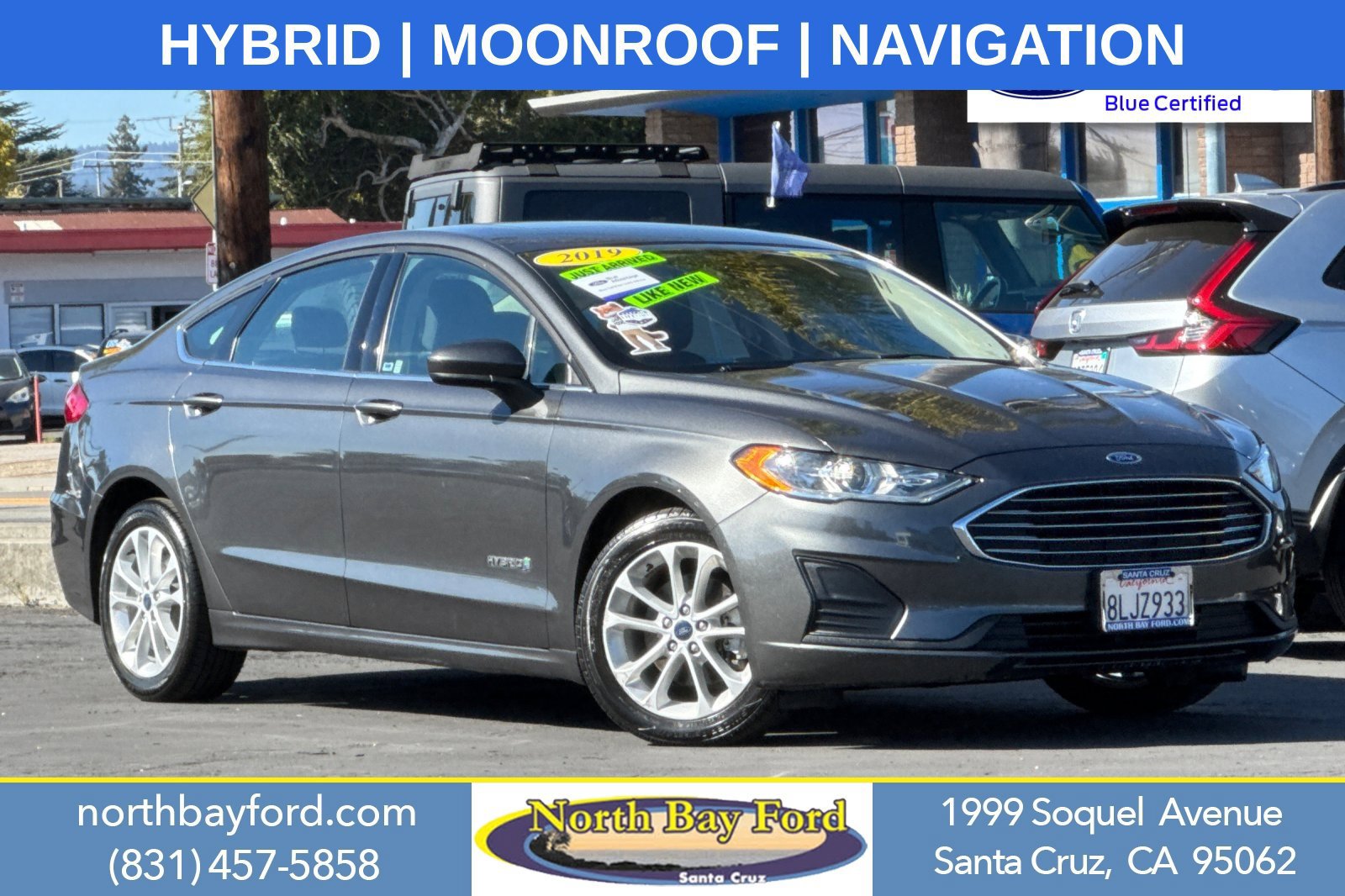 Certified 2019 Ford Fusion SE