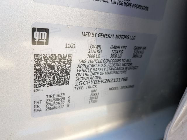 Used 2022 Chevrolet Silverado 1500 Custom w/ LPO, Dark Essentials Package AWD/4WD image 20