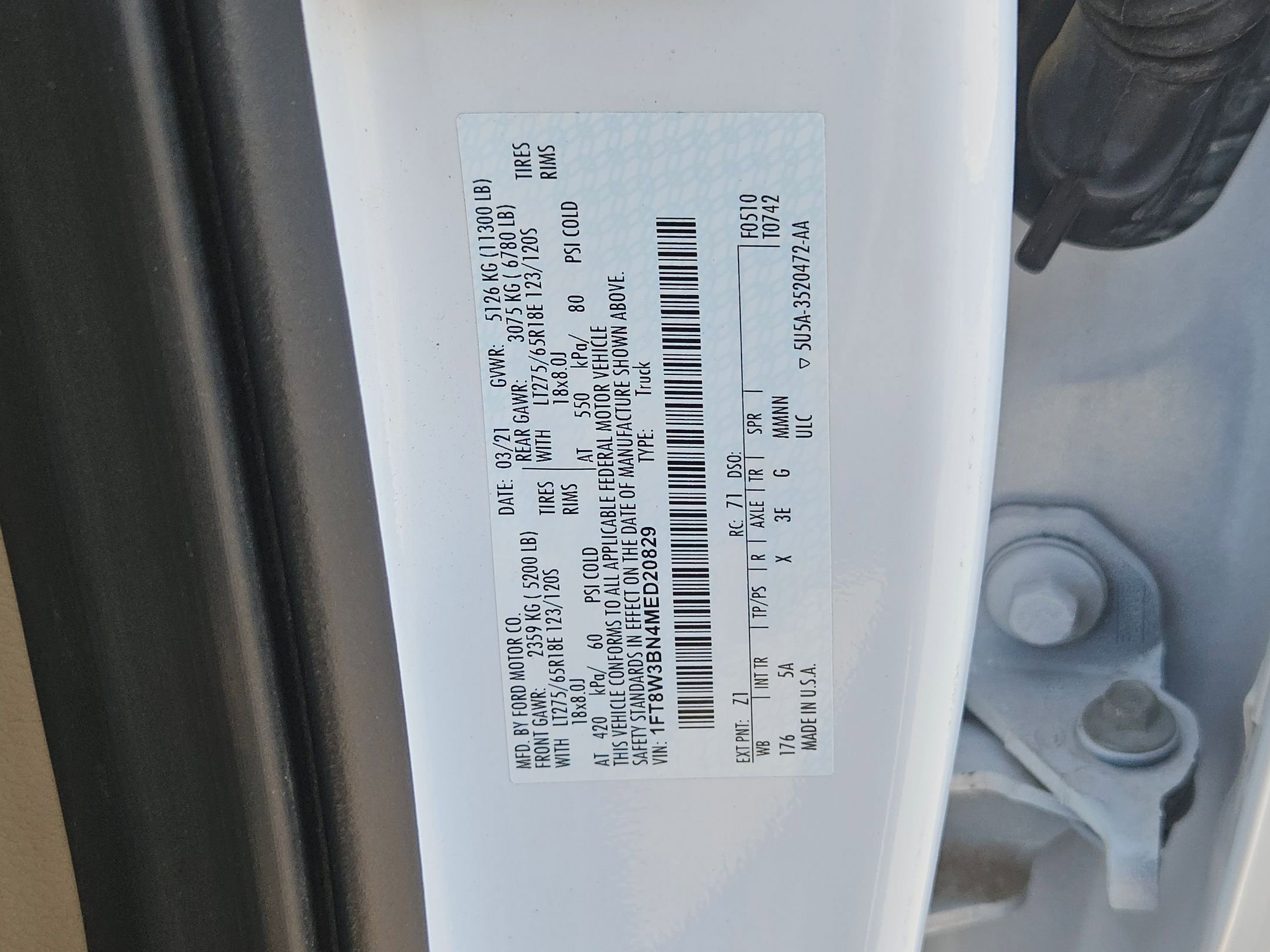 Certified 2021 Ford F350 Lariat w/ Lariat Value Package image 24