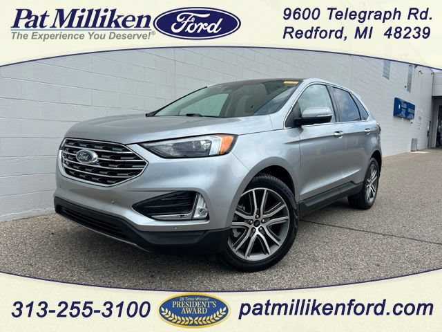 Certified 2023 Ford Edge Titanium w/ Class II Trailer Tow Package