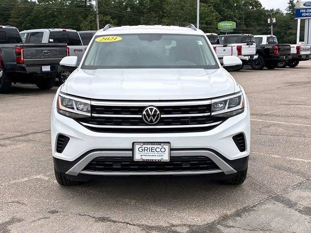 Used 2021 Volkswagen Atlas SE w/ Towing Package AWD/4WD image 2