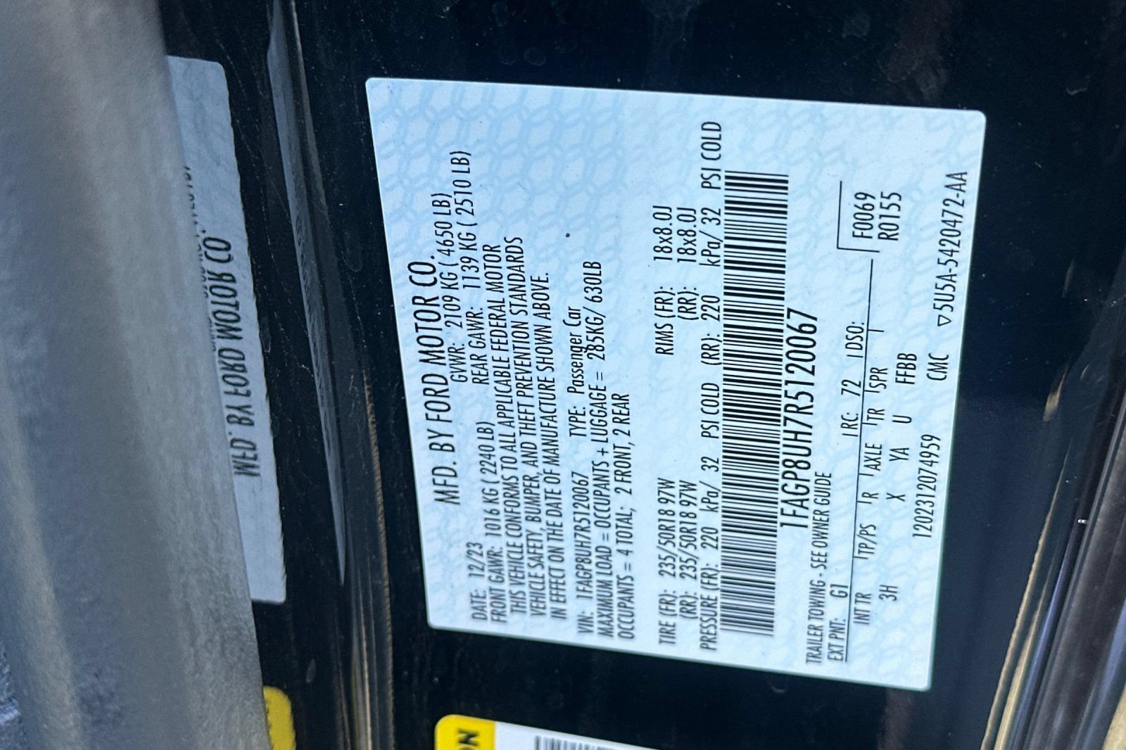 Certified 2024 Ford Mustang Premium RWD image 26