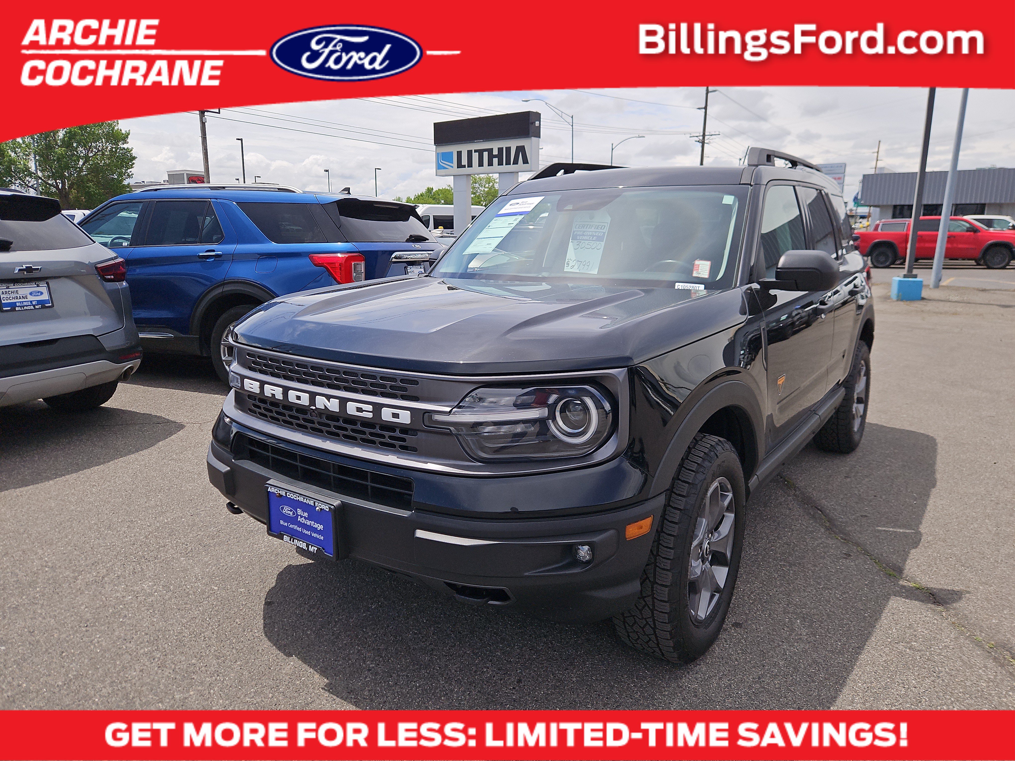 Certified 2022 Ford Bronco Sport Badlands