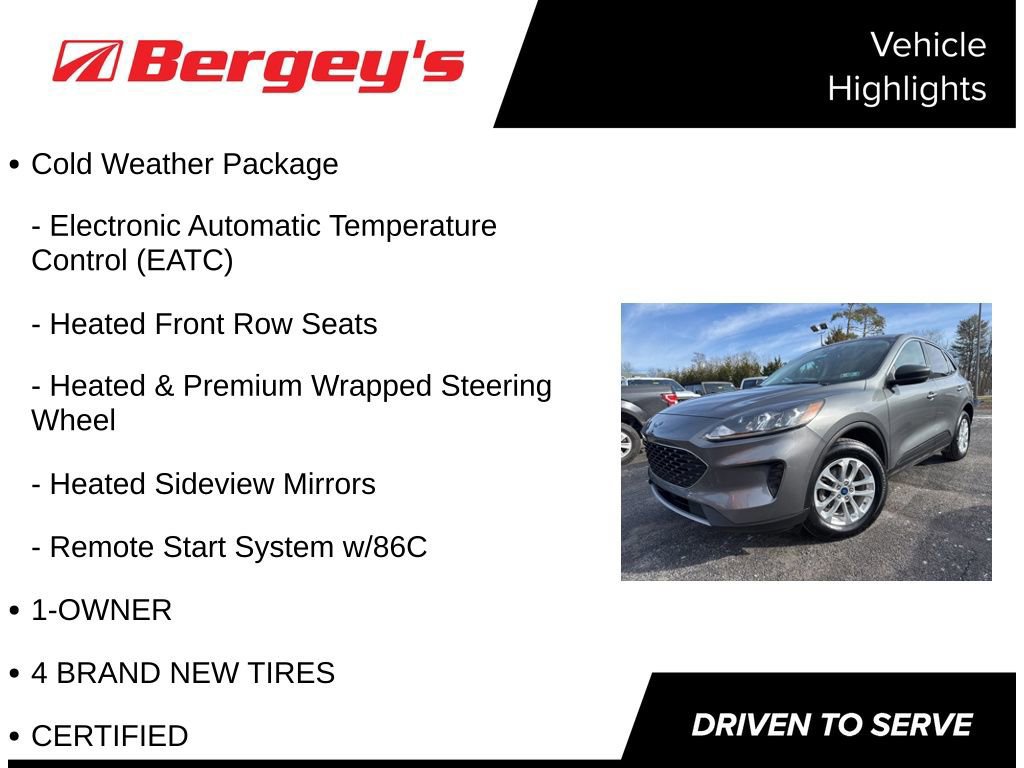 Certified 2022 Ford Escape SE w/ Cold Weather Package image 8