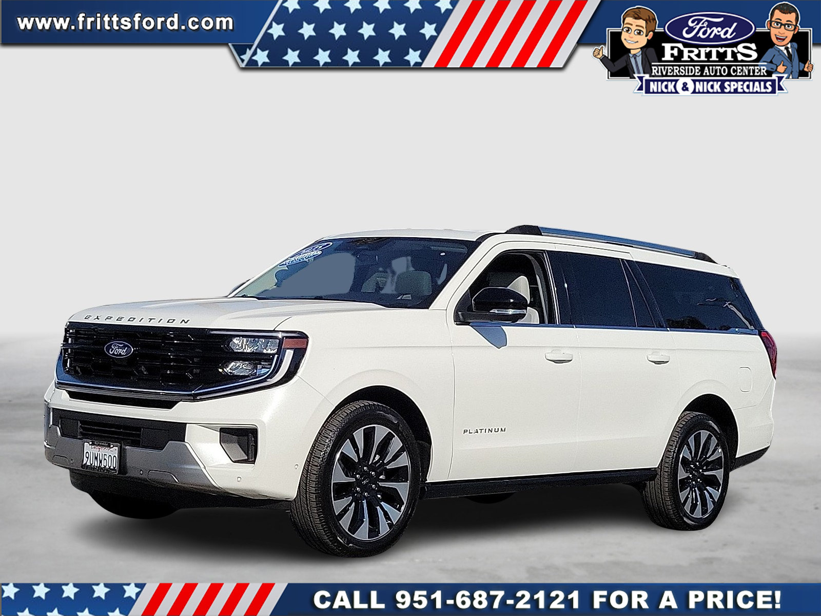 Certified 2025 Ford Expedition Max Platinum w/ Driver's Package