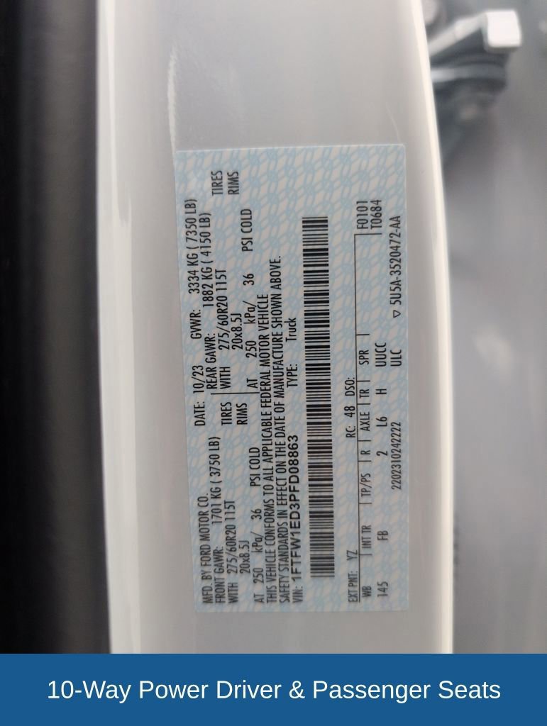 Certified 2023 Ford F150 XLT w/ Equipment Group 302A High image 47